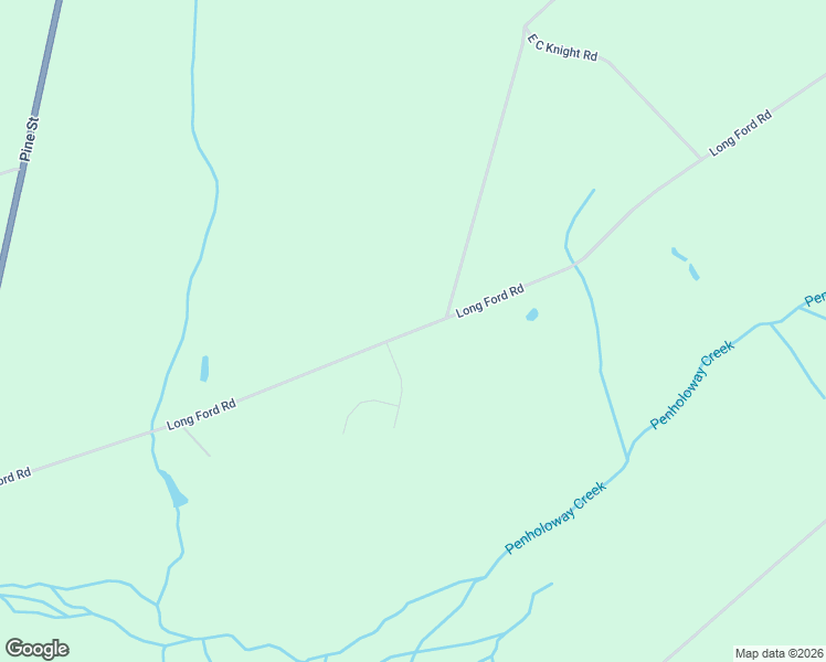 map of restaurants, bars, coffee shops, grocery stores, and more near 7265 Long Ford Road in Jesup