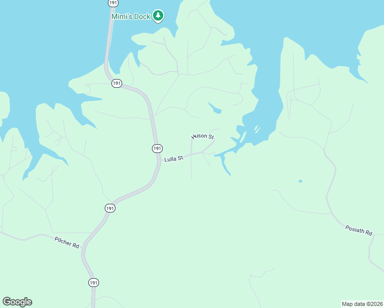 map of restaurants, bars, coffee shops, grocery stores, and more near 1-99 Mary Lou Street in Many