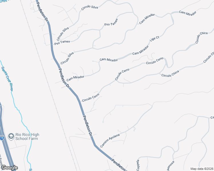 map of restaurants, bars, coffee shops, grocery stores, and more near 235 Circulo Cerro in Rio Rico