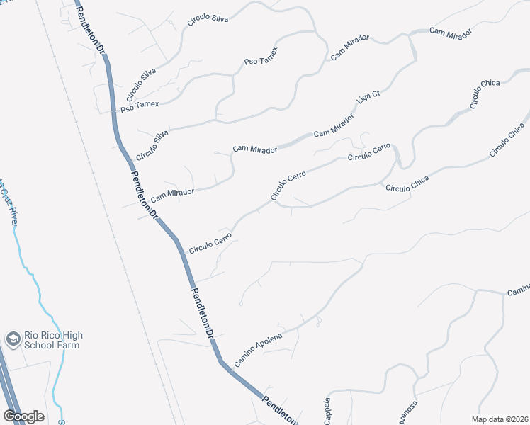 map of restaurants, bars, coffee shops, grocery stores, and more near 1431 Noni Court in Rio Rico