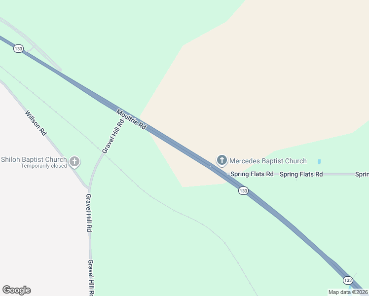 map of restaurants, bars, coffee shops, grocery stores, and more near 2657 Georgia 133 in Albany