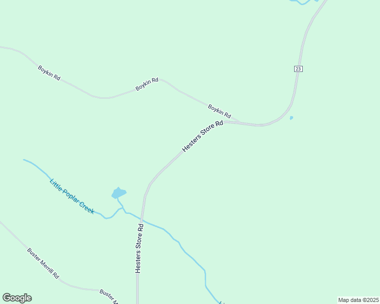 map of restaurants, bars, coffee shops, grocery stores, and more near 38574 Hesters Store Road in Red Level