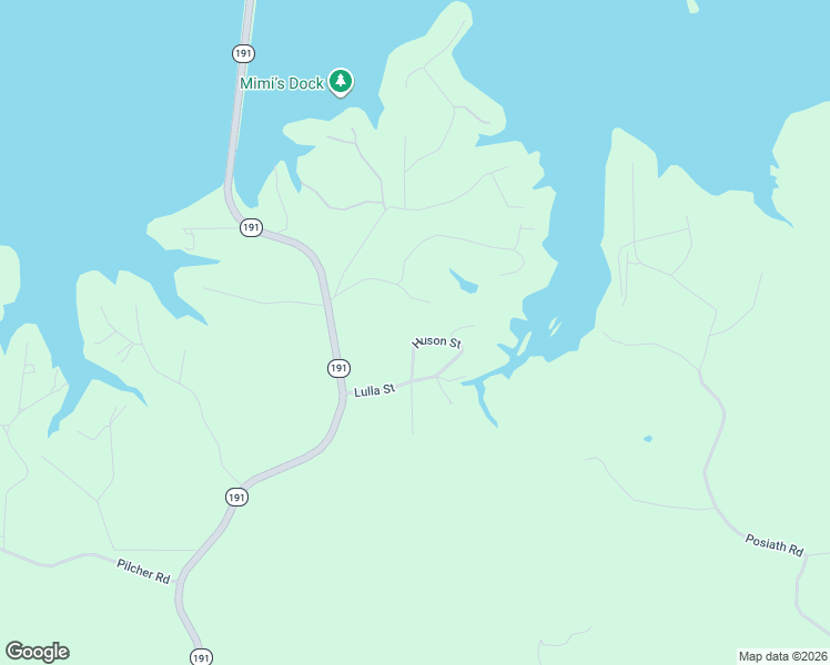 map of restaurants, bars, coffee shops, grocery stores, and more near Huson Street in Many