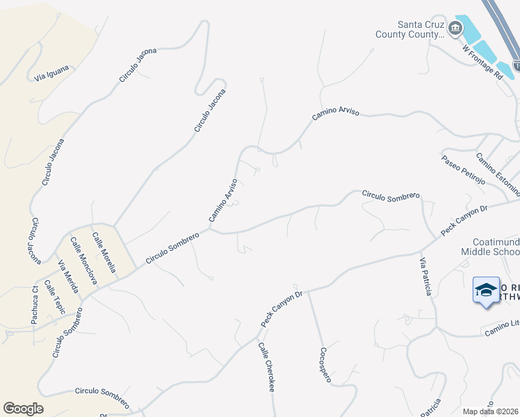 map of restaurants, bars, coffee shops, grocery stores, and more near 1463 Circulo Sombrero in Rio Rico