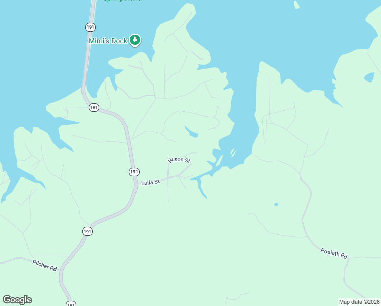 map of restaurants, bars, coffee shops, grocery stores, and more near Bruce Street in Sabine Parish