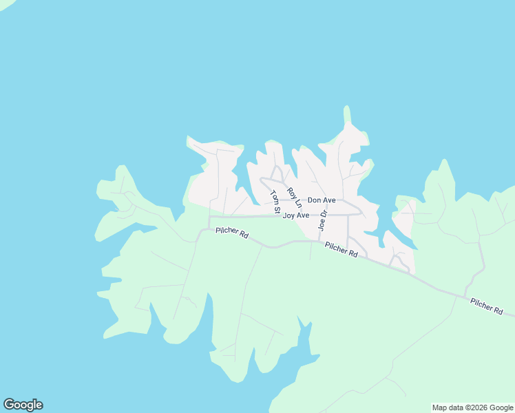 map of restaurants, bars, coffee shops, grocery stores, and more near Joy Avenue in Many