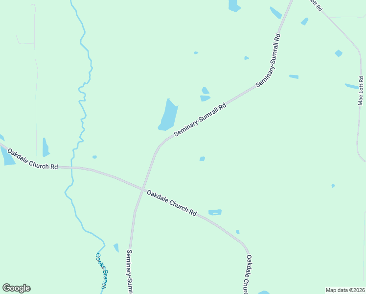 map of restaurants, bars, coffee shops, grocery stores, and more near Seminary-Sumrall Road in Seminary