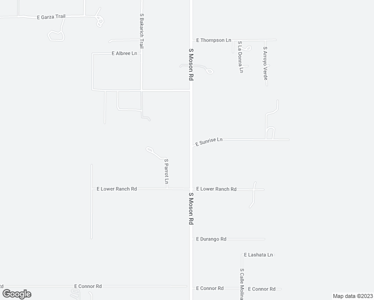 map of restaurants, bars, coffee shops, grocery stores, and more near 3010 South Moson Road in Sierra Vista