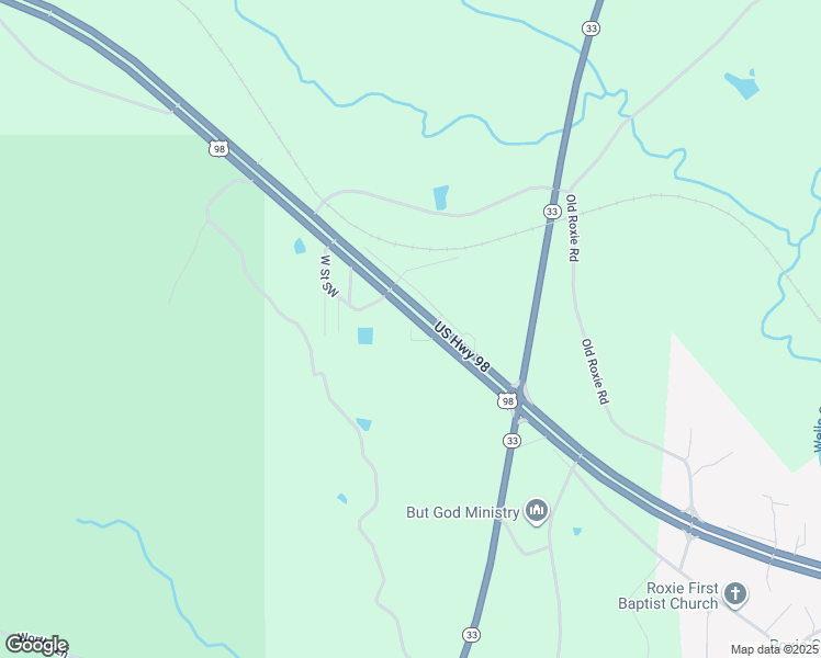 map of restaurants, bars, coffee shops, grocery stores, and more near 98 East Street Southwest in Roxie