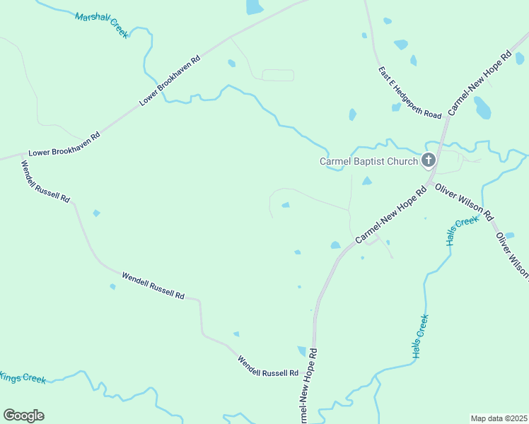 map of restaurants, bars, coffee shops, grocery stores, and more near 94 Jim Hearn Lane in Monticello