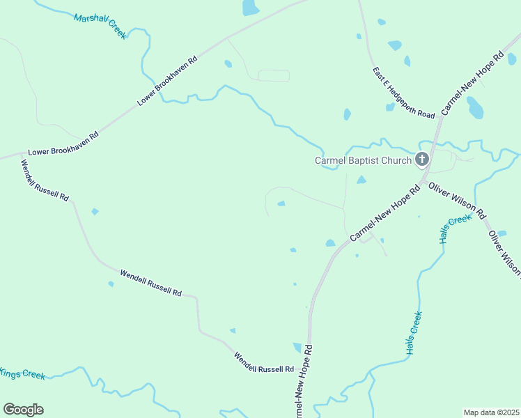 map of restaurants, bars, coffee shops, grocery stores, and more near 94 Jim Hearn Lane in Monticello