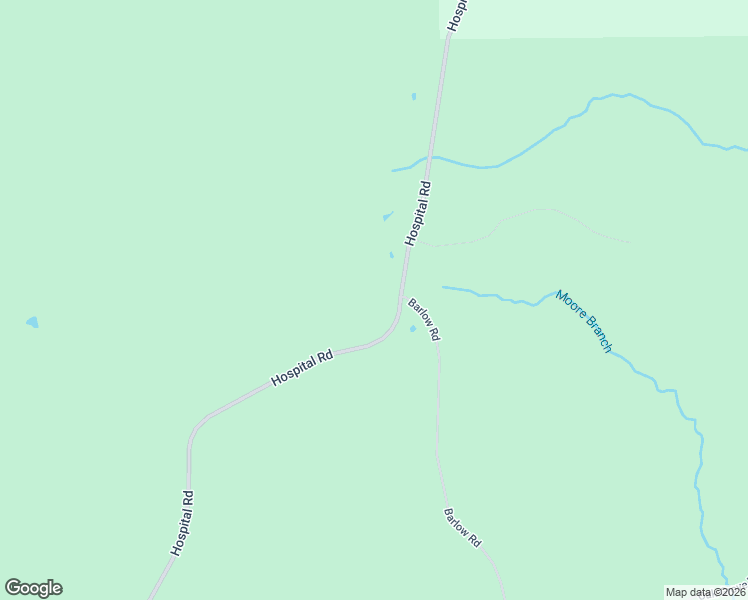 map of restaurants, bars, coffee shops, grocery stores, and more near Hospital Road in Meadville