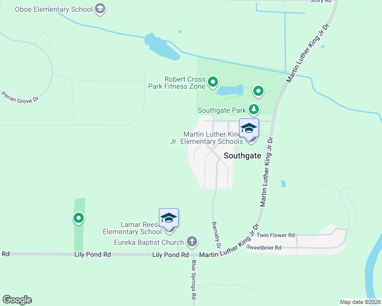 map of restaurants, bars, coffee shops, grocery stores, and more near 2703 Spelman Drive in Albany