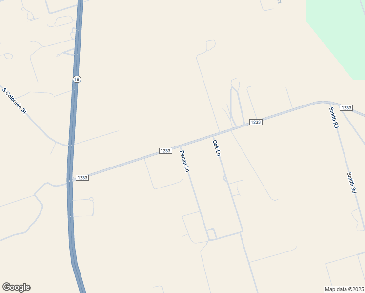 map of restaurants, bars, coffee shops, grocery stores, and more near Ranch Road 1233 in Monahans