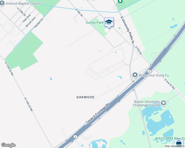 map of restaurants, bars, coffee shops, grocery stores, and more near 1300 Placid Circle in Waco