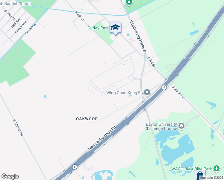 map of restaurants, bars, coffee shops, grocery stores, and more near 1205 Merganser Way in Waco