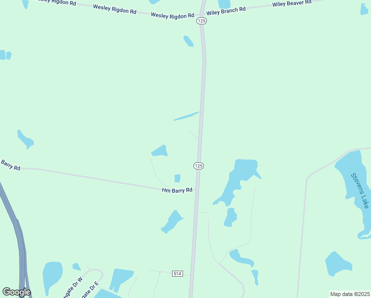map of restaurants, bars, coffee shops, grocery stores, and more near 4545 Georgia 125 in Tifton