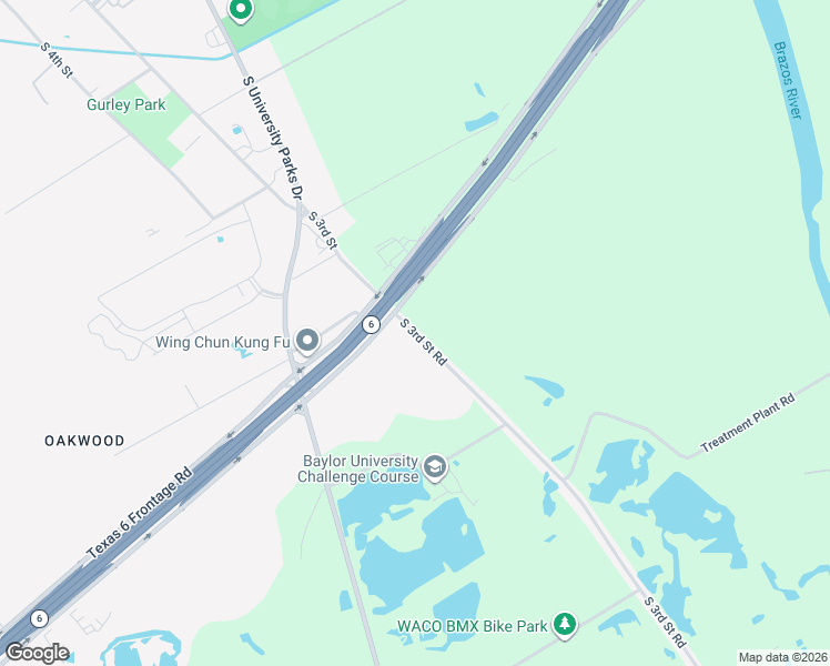 map of restaurants, bars, coffee shops, grocery stores, and more near 4111 South 3rd Saint Road in Waco