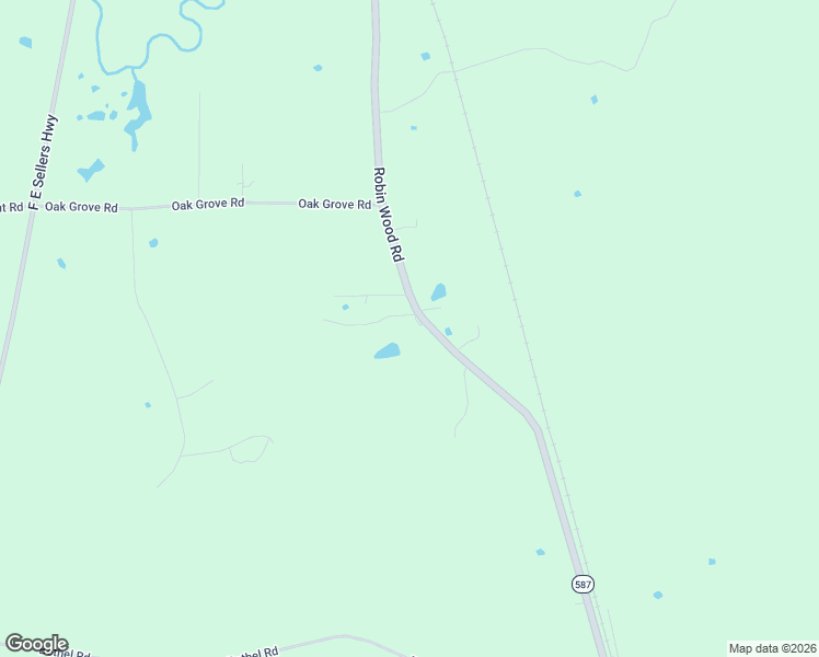 map of restaurants, bars, coffee shops, grocery stores, and more near 5559 Highway 587 in Monticello