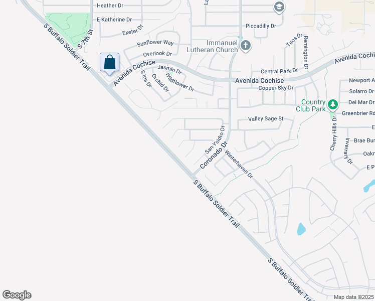map of restaurants, bars, coffee shops, grocery stores, and more near 2628 Sausalito Court in Sierra Vista