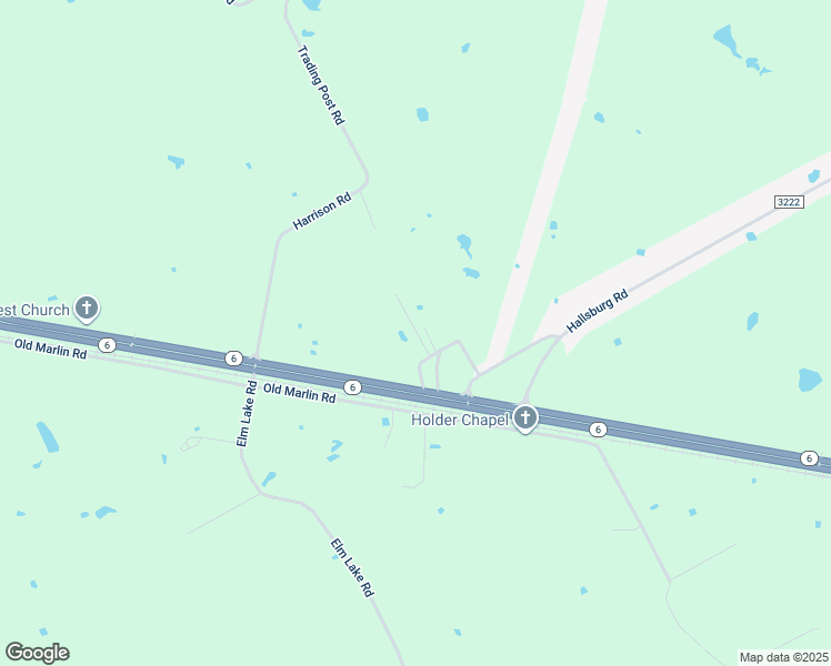 map of restaurants, bars, coffee shops, grocery stores, and more near 189 Ramsey Loop in Riesel