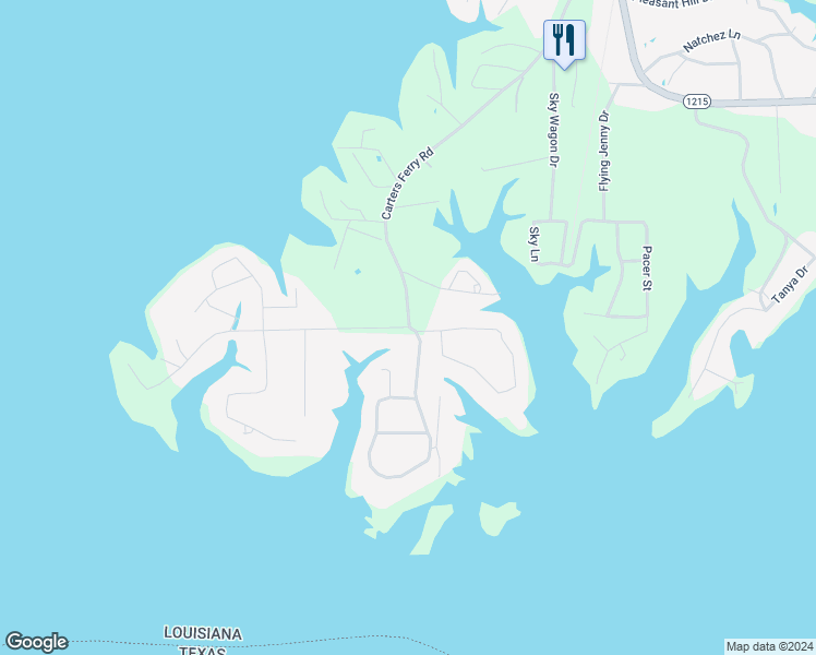 map of restaurants, bars, coffee shops, grocery stores, and more near 1 Aspen Street in Zwolle