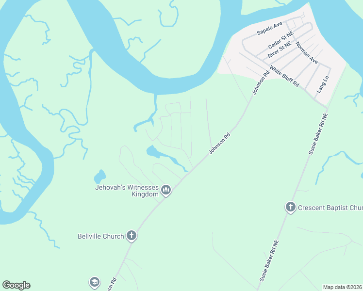 map of restaurants, bars, coffee shops, grocery stores, and more near 1123 Azalea Avenue in Townsend