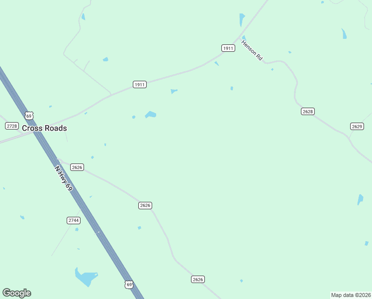 map of restaurants, bars, coffee shops, grocery stores, and more near in Cross Roads