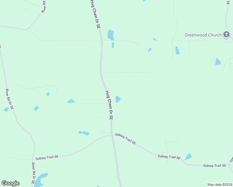 map of restaurants, bars, coffee shops, grocery stores, and more near 507 River Road Drive Southeast in Bogue Chitto