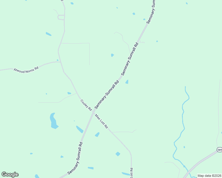 map of restaurants, bars, coffee shops, grocery stores, and more near Seminary-Sumrall Road in Seminary