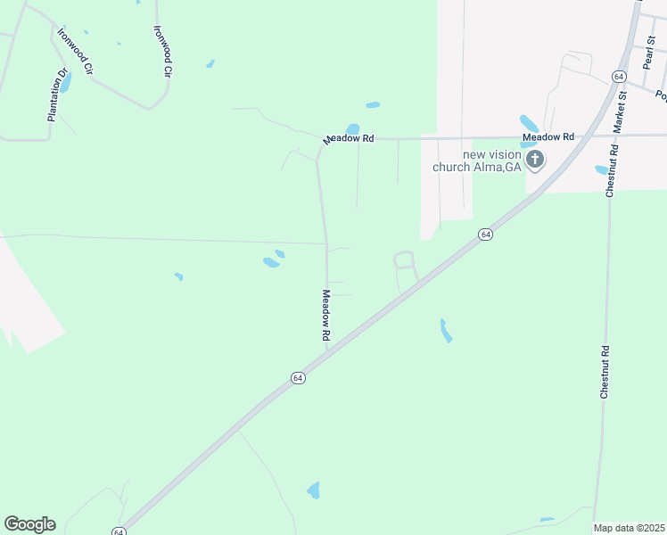 map of restaurants, bars, coffee shops, grocery stores, and more near 322 Meadow Road in Alma