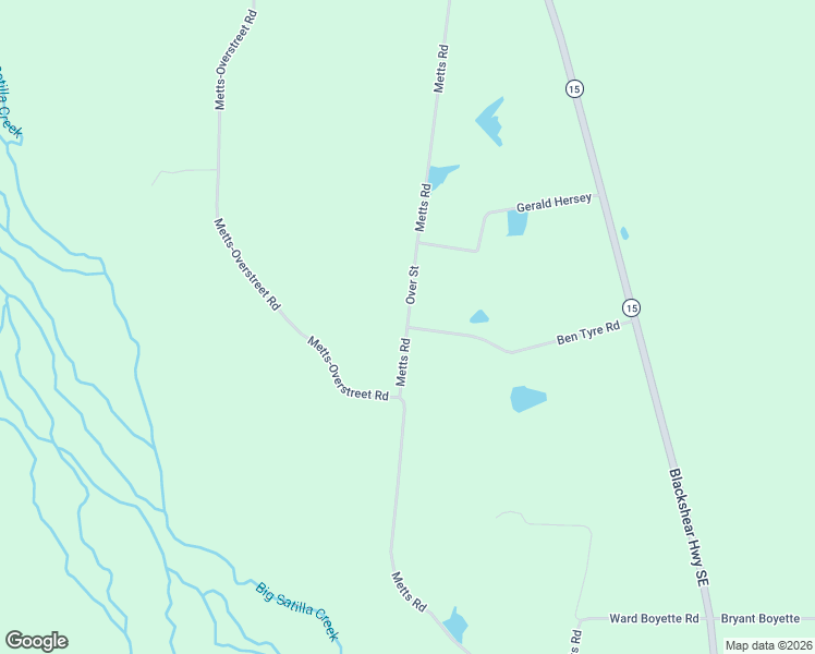 map of restaurants, bars, coffee shops, grocery stores, and more near Metts Road in Appling County