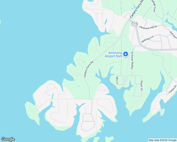 map of restaurants, bars, coffee shops, grocery stores, and more near 5262 Carters Ferry Road in Zwolle