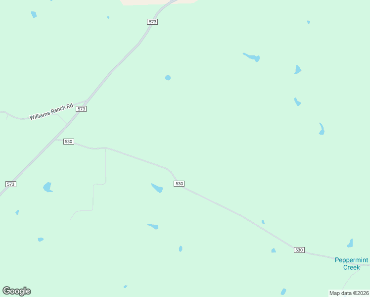 map of restaurants, bars, coffee shops, grocery stores, and more near 71 County Road 530 in Mullin