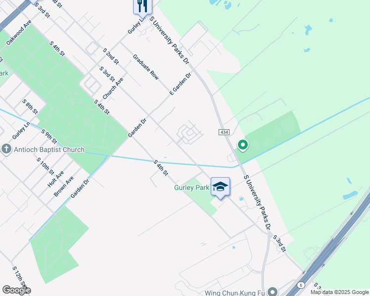 map of restaurants, bars, coffee shops, grocery stores, and more near 3412 South 3rd Street in Waco