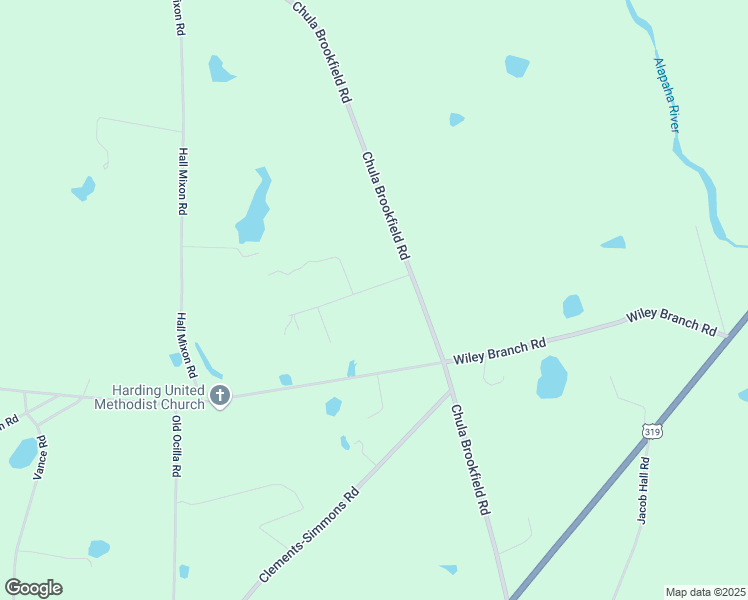 map of restaurants, bars, coffee shops, grocery stores, and more near 21 Needle Road in Tifton