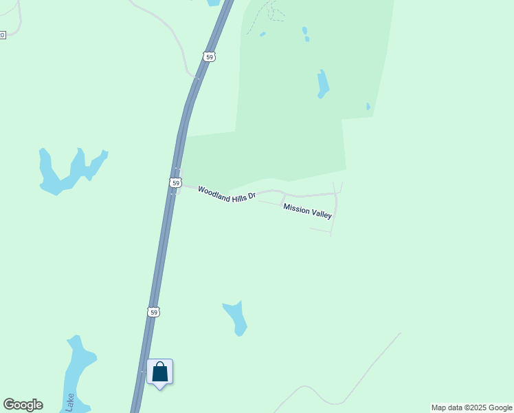 map of restaurants, bars, coffee shops, grocery stores, and more near 369 County Road 5025 in Nacogdoches