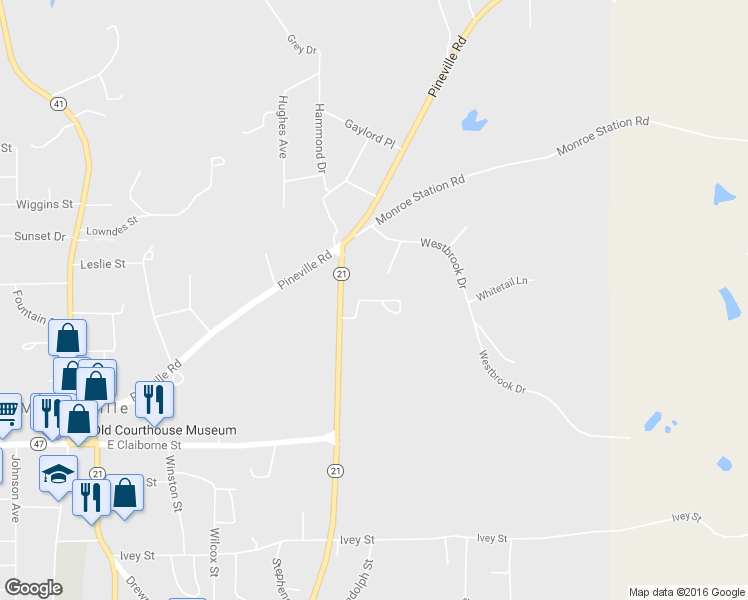 map of restaurants, bars, coffee shops, grocery stores, and more near Rockwood Lane in Monroeville