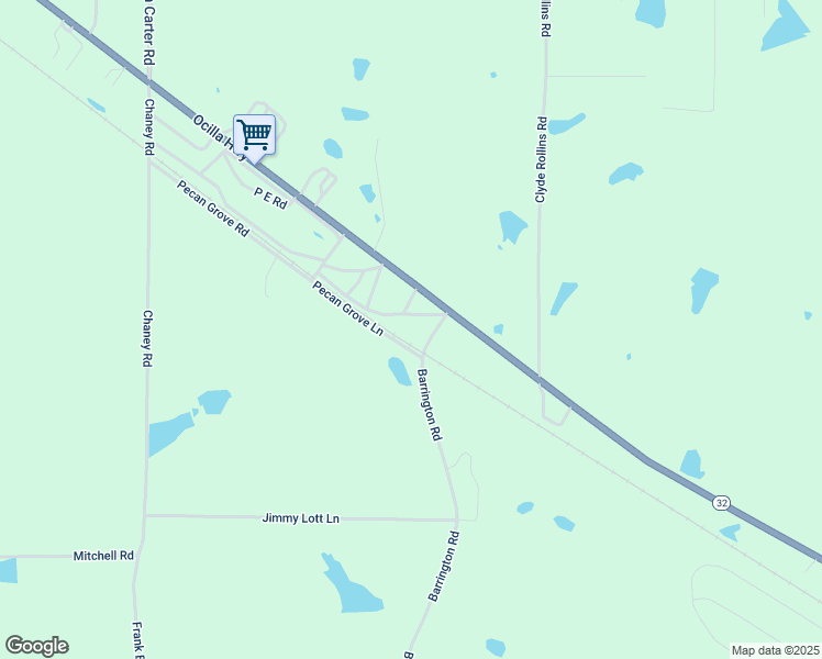map of restaurants, bars, coffee shops, grocery stores, and more near 7298 Sinkhole Road in Douglas