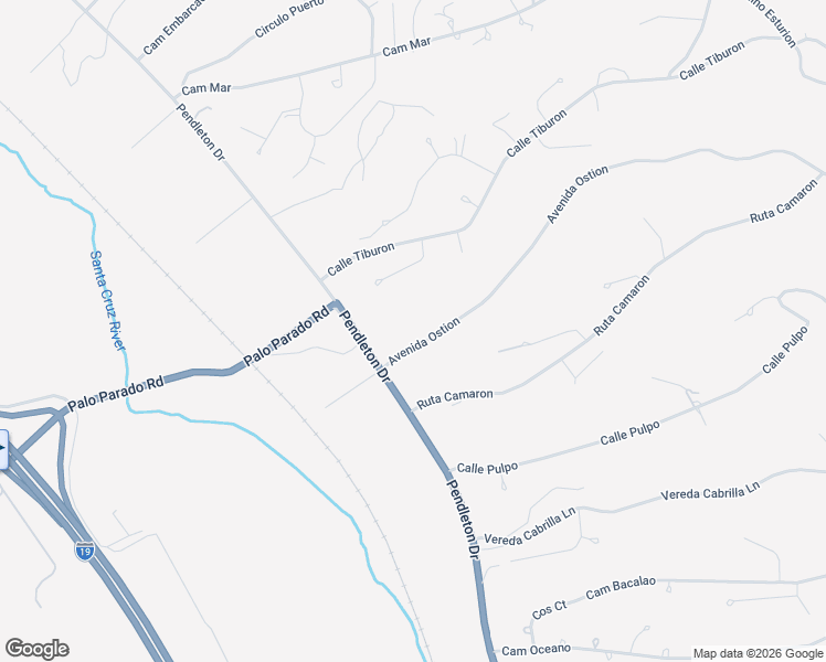 map of restaurants, bars, coffee shops, grocery stores, and more near 130 Avenida Ostion in Rio Rico