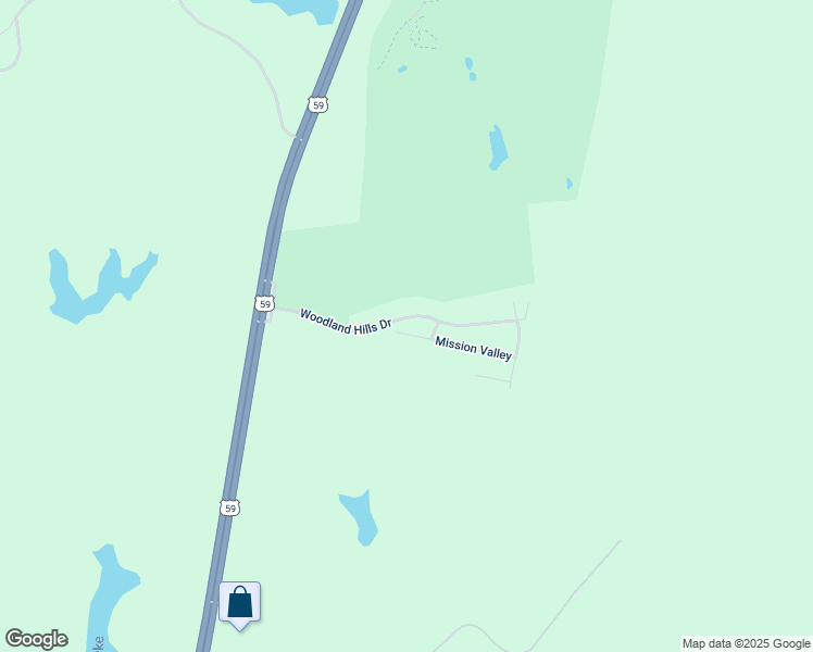 map of restaurants, bars, coffee shops, grocery stores, and more near 369 County Road 5025 in Nacogdoches