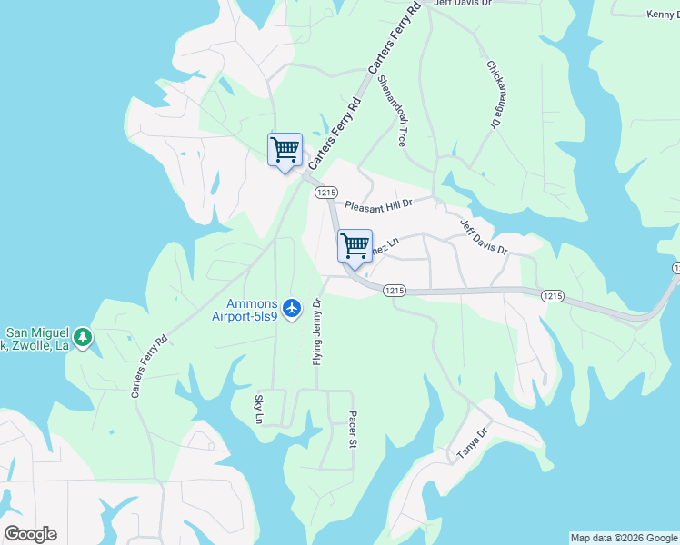 map of restaurants, bars, coffee shops, grocery stores, and more near 64-98 Kitty Hawk Street in Zwolle