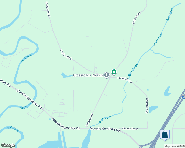 map of restaurants, bars, coffee shops, grocery stores, and more near 247 Phillips Road East in Moselle