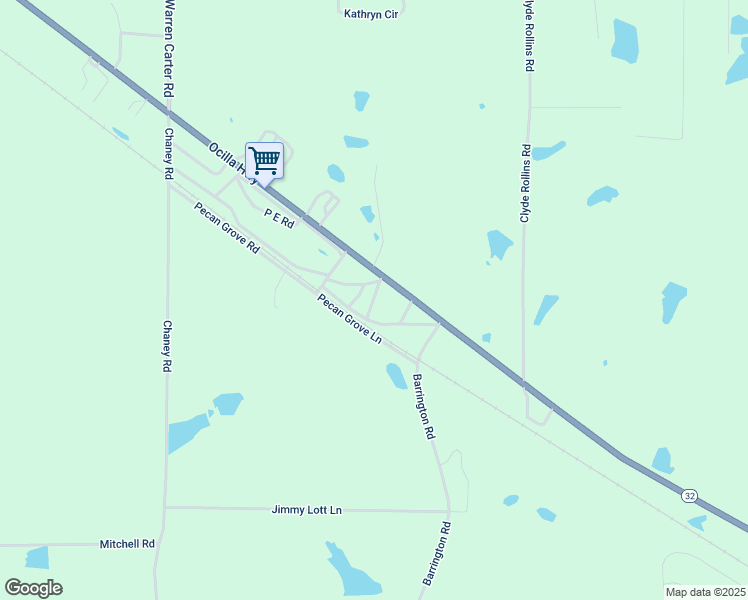 map of restaurants, bars, coffee shops, grocery stores, and more near 7298 Sinkhole Road in Douglas