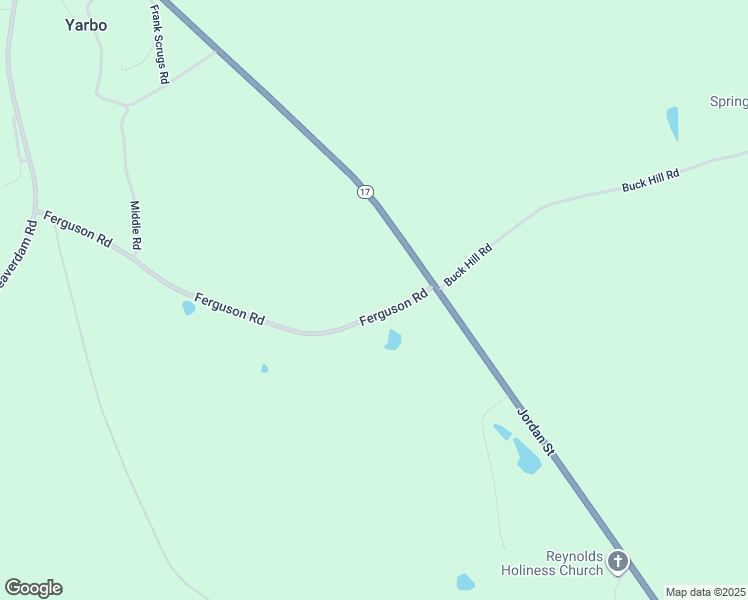 map of restaurants, bars, coffee shops, grocery stores, and more near Willie Fergurson Road in Millry