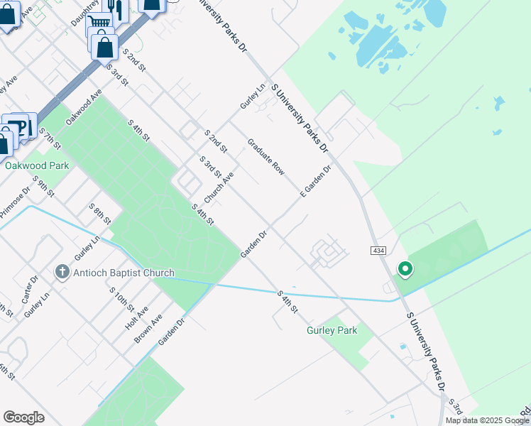 map of restaurants, bars, coffee shops, grocery stores, and more near 3100 South 3rd Street in Waco