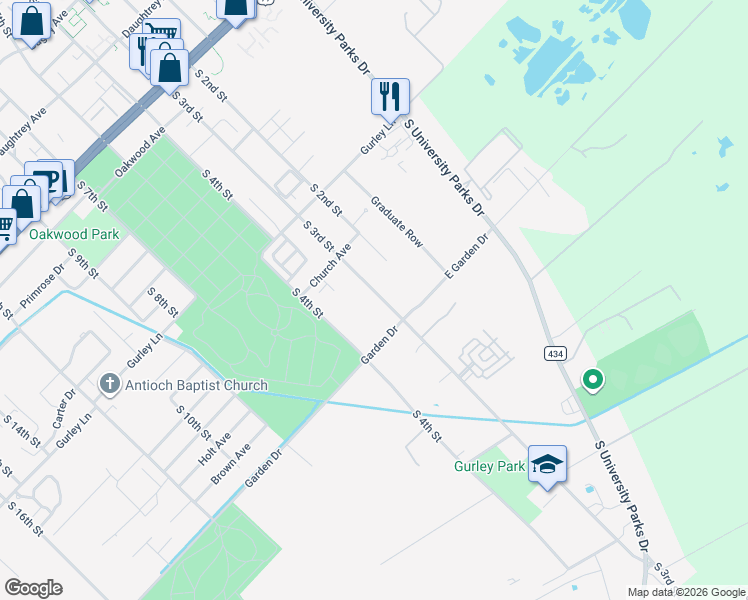 map of restaurants, bars, coffee shops, grocery stores, and more near 3100 South 3rd Street in Waco