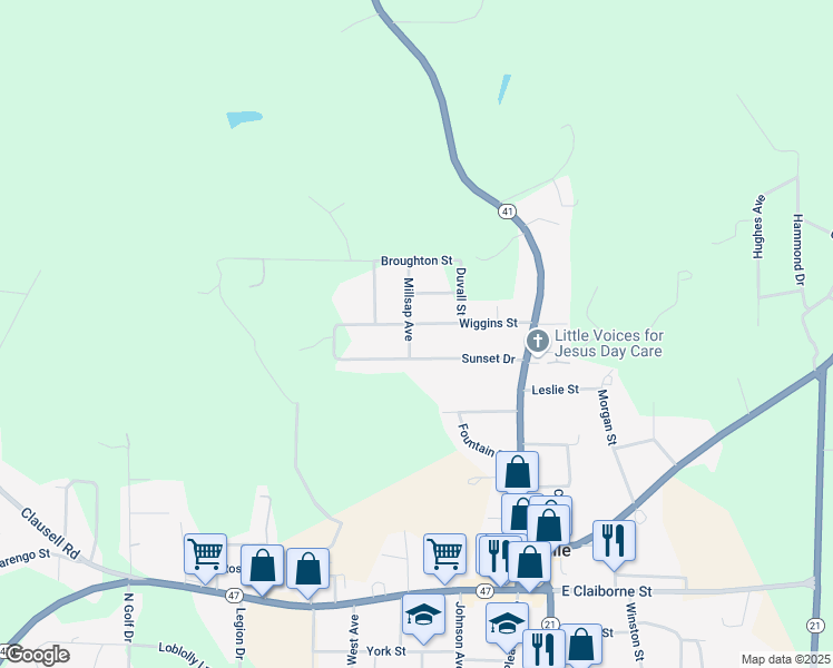 map of restaurants, bars, coffee shops, grocery stores, and more near 101-299 Sunset Drive in Monroeville