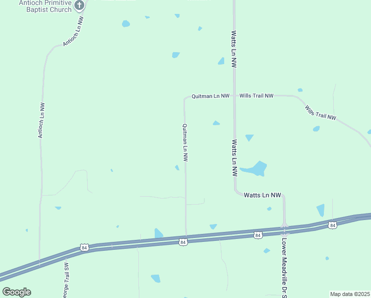 map of restaurants, bars, coffee shops, grocery stores, and more near 392 Quitman Lane Northwest in Brookhaven
