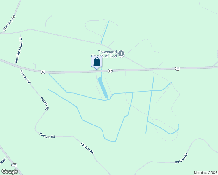 map of restaurants, bars, coffee shops, grocery stores, and more near Lakeside Village Road in Townsend